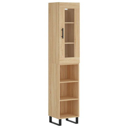Skåp Sonoma Ek 34,5x34x180 cm