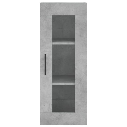 Skåp Betonggrå 34,5x34x180 cm