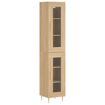 Skåp Sonoma Ek 34,5x34x180 cm