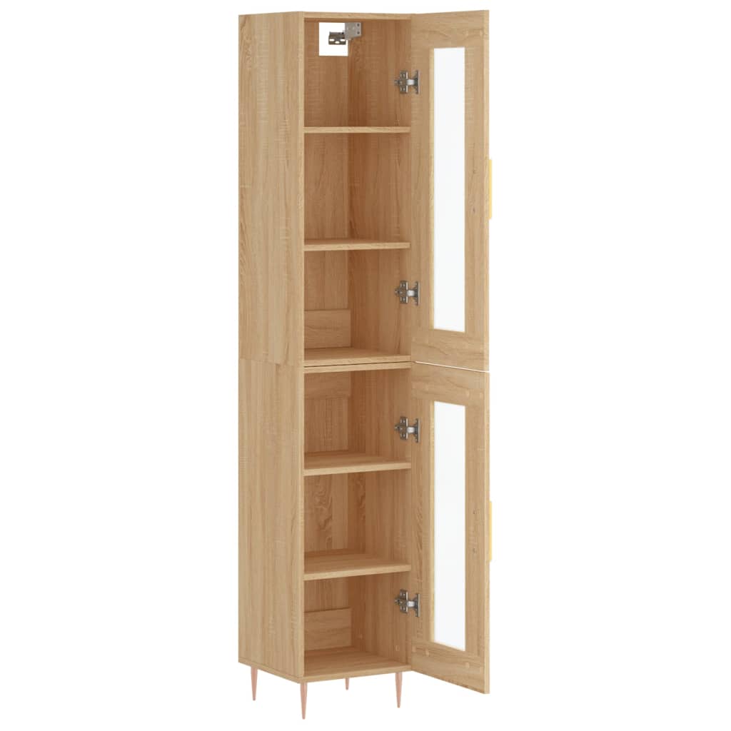 Skåp Sonoma Ek 34,5x34x180 cm