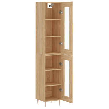 Skåp Sonoma Ek 34,5x34x180 cm