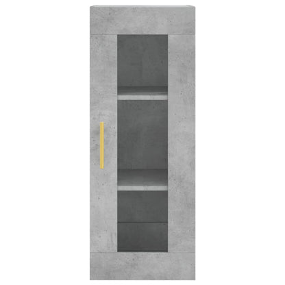 Skåp Betonggrå 34,5x34x180 cm