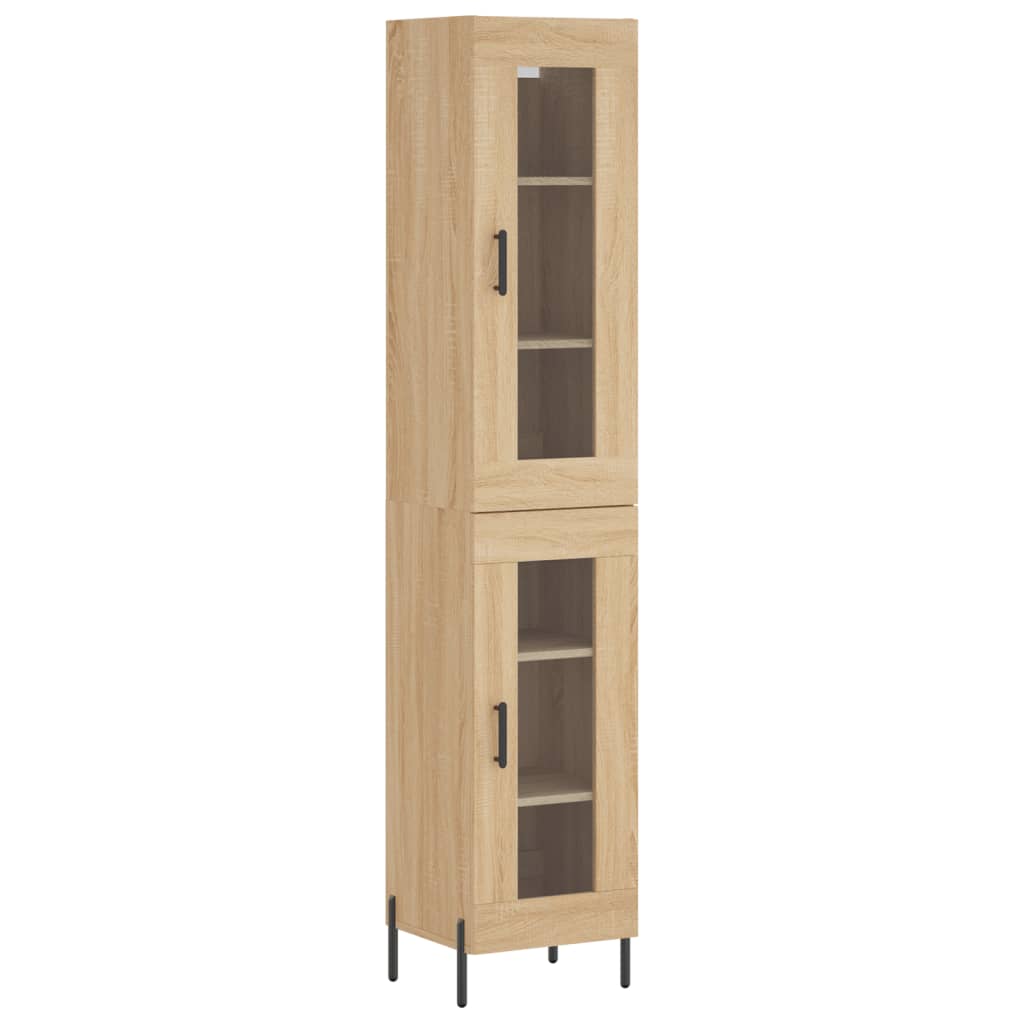 Skåp Sonoma Ek 34,5x34x180 cm