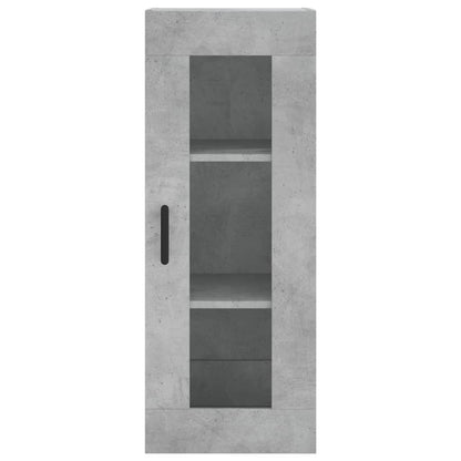 Skåp Betonggrå 34,5x34x180 cm