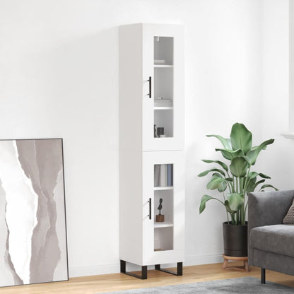 Skåp Vit 34,5x34x180 cm