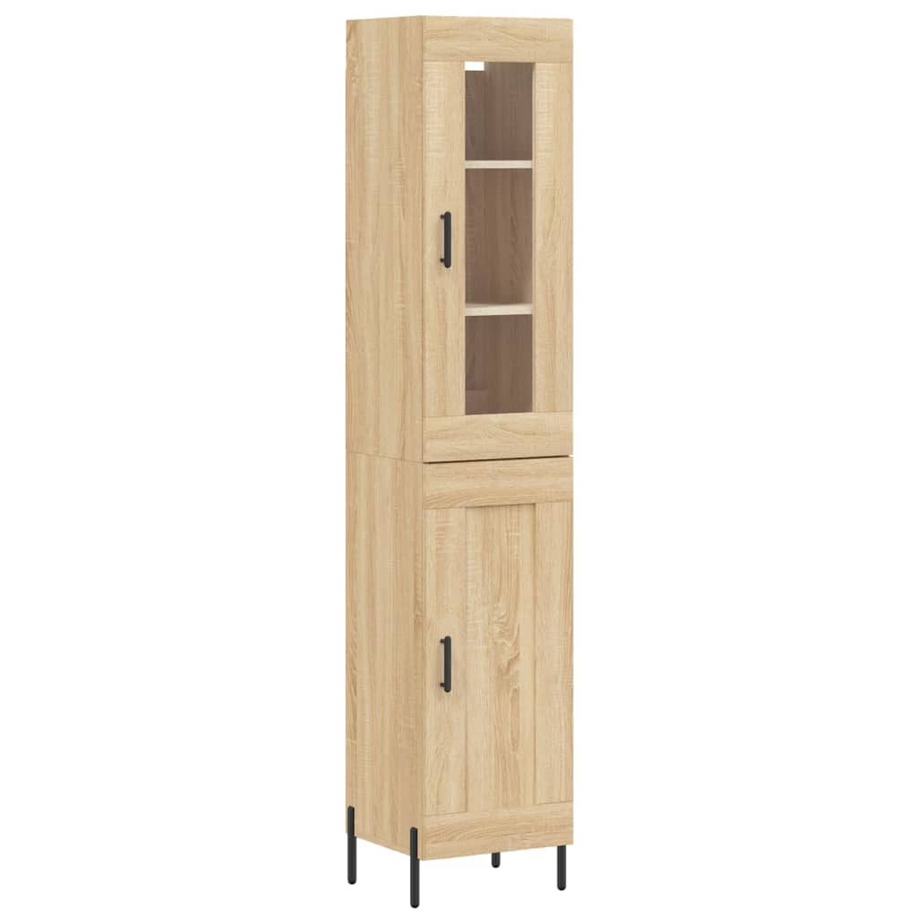 Skåp Sonoma Ek 34,5x34x180 cm