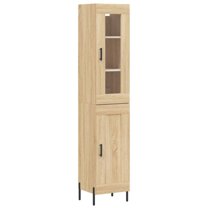 Skåp Sonoma Ek 34,5x34x180 cm