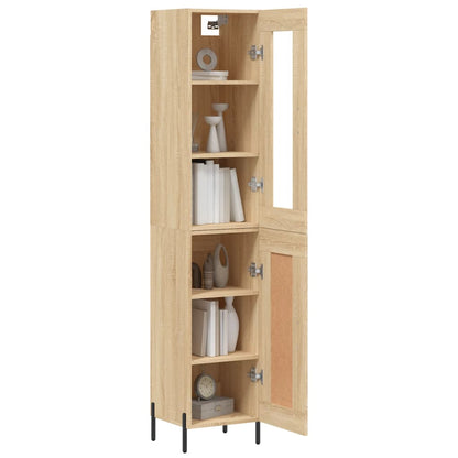 Skåp Sonoma Ek 34,5x34x180 cm