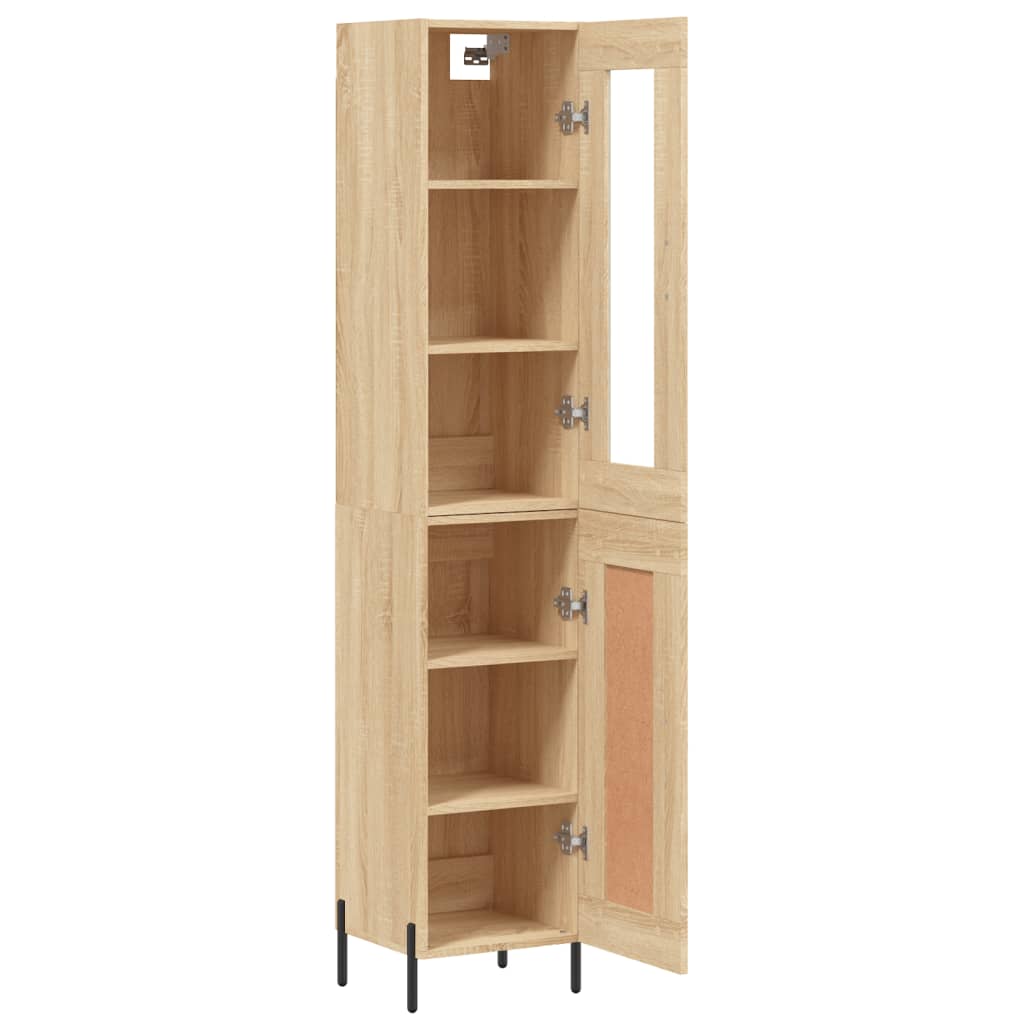 Skåp Sonoma Ek 34,5x34x180 cm