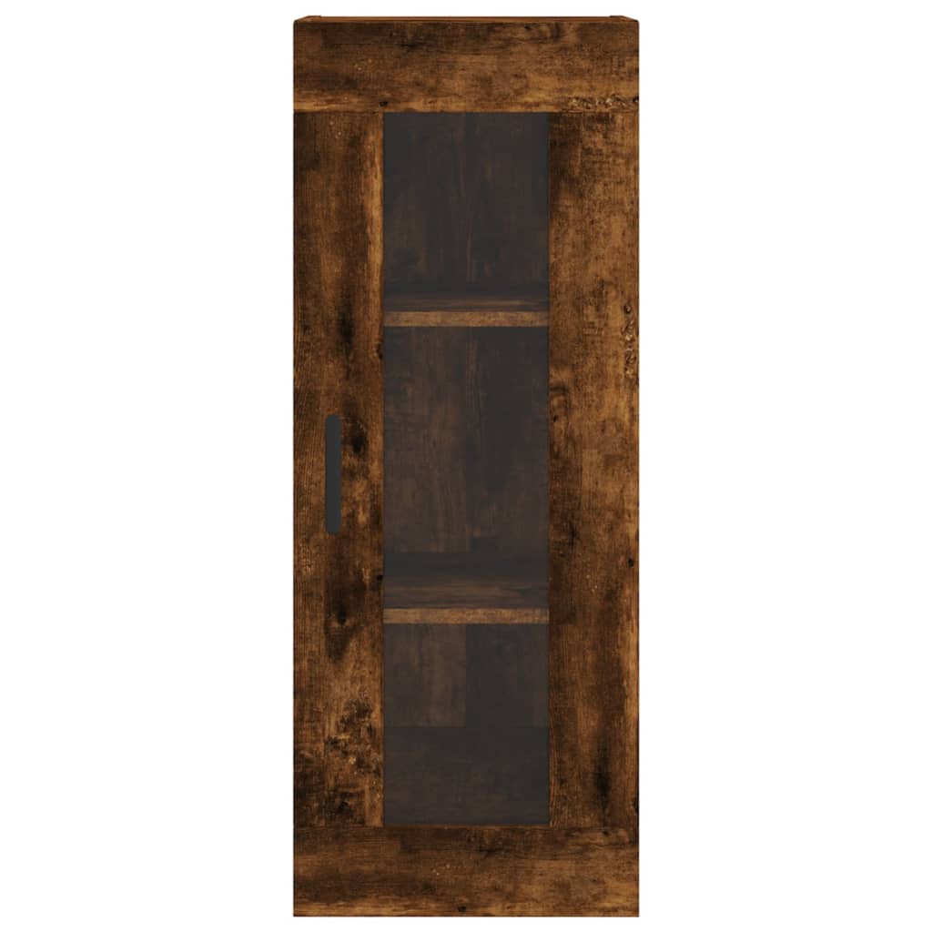 Skåp Rökfärgad Ek 34,5x34x180 cm