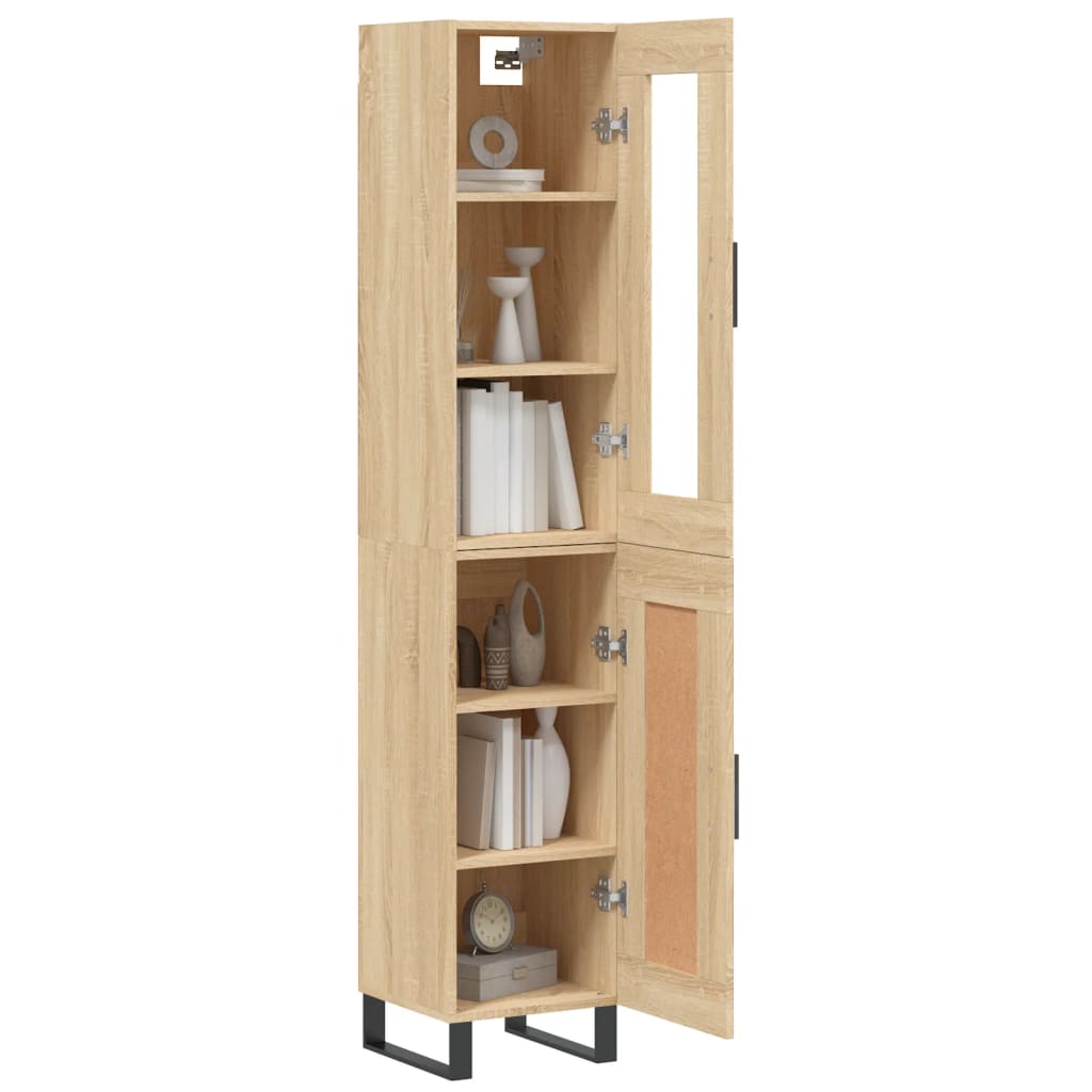 Skåp Sonoma Ek 34,5x34x180 cm
