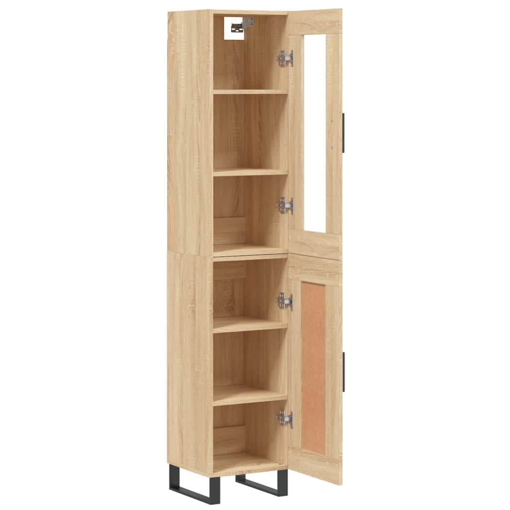 Skåp Sonoma Ek 34,5x34x180 cm