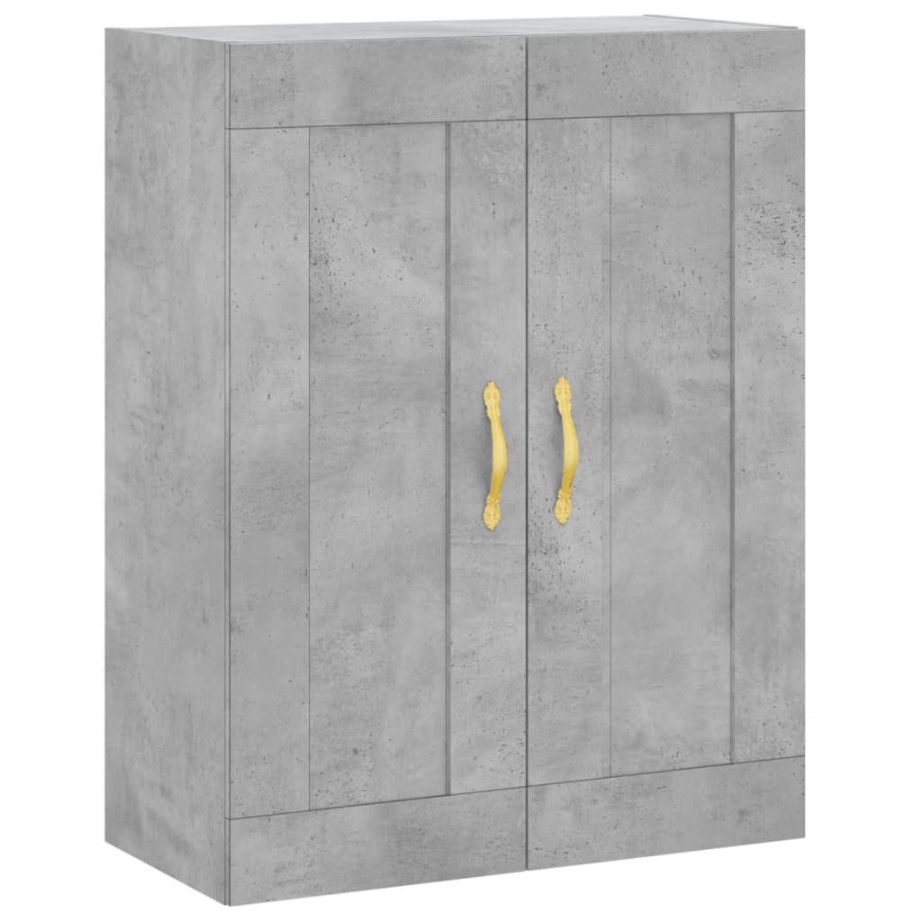 Skåp Betonggrå 69,5x34x180 cm