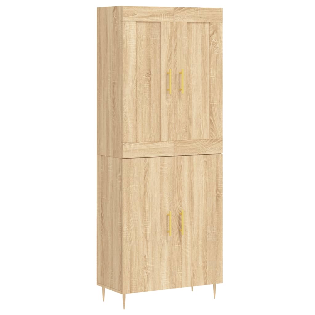 Skåp Sonoma Ek 69,5x34x180 cm