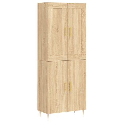 Skåp Sonoma Ek 69,5x34x180 cm