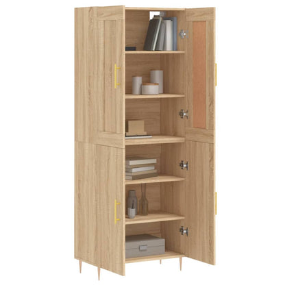 Skåp Sonoma Ek 69,5x34x180 cm