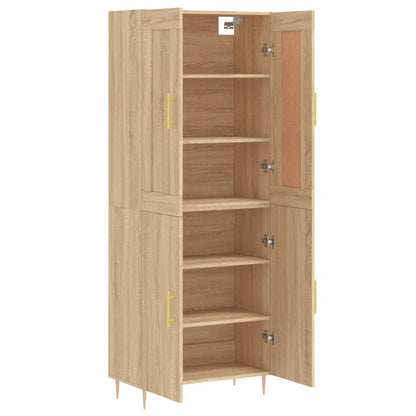 Skåp Sonoma Ek 69,5x34x180 cm