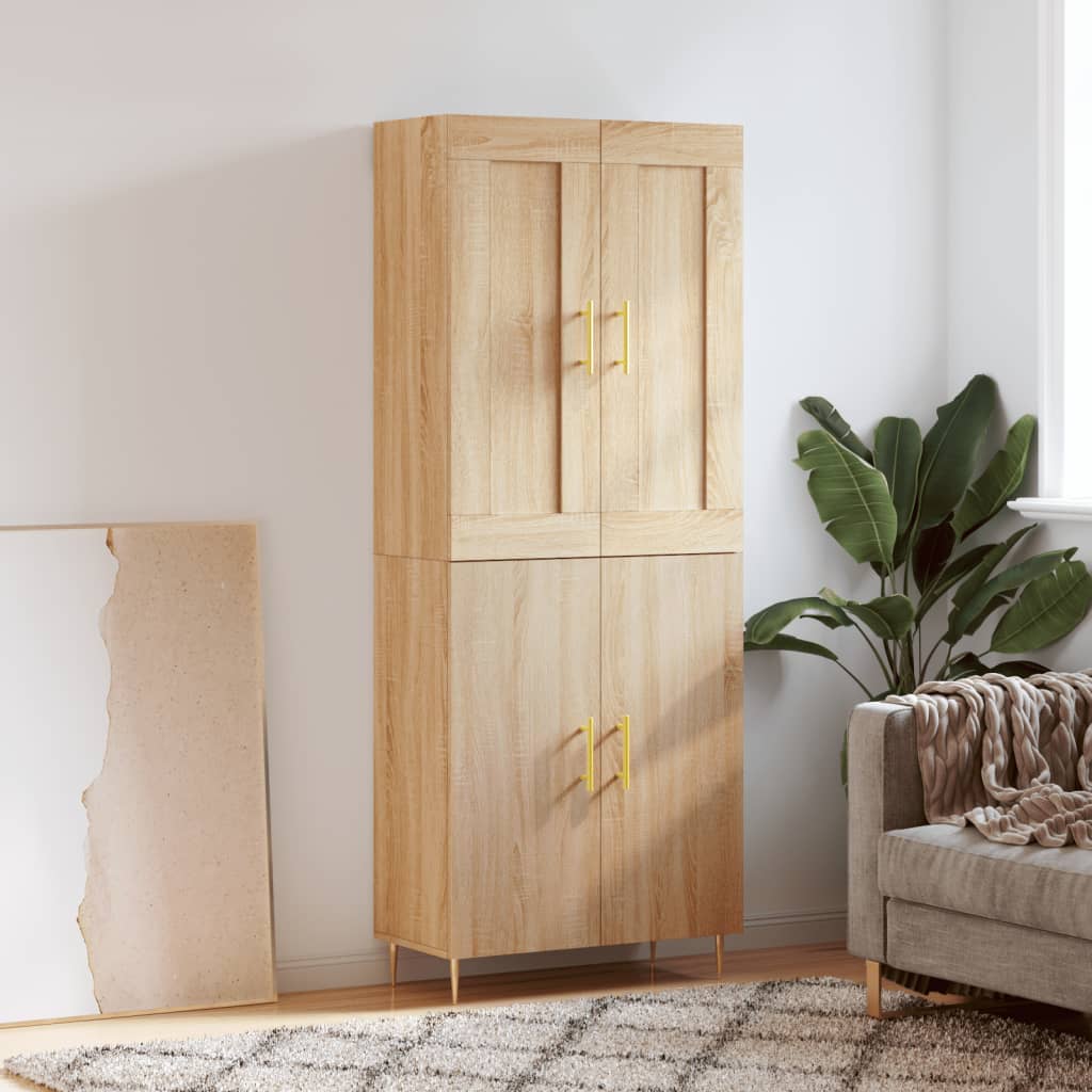 Skåp Sonoma Ek 69,5x34x180 cm