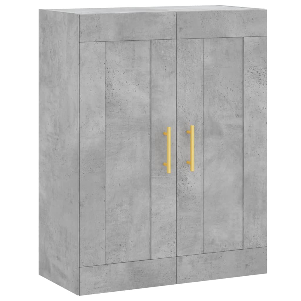 Skåp Betonggrå 69,5x34x180 cm
