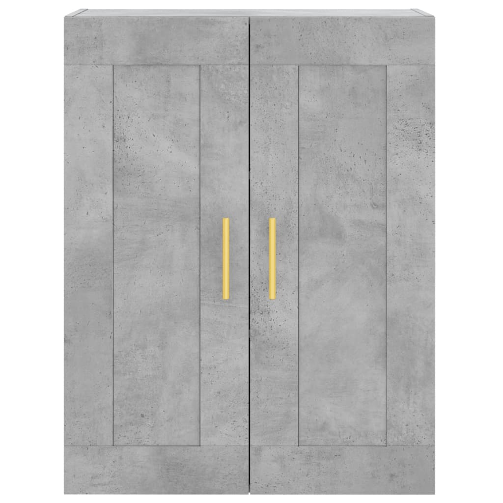 Skåp Betonggrå 69,5x34x180 cm