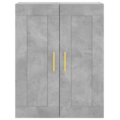 Skåp Betonggrå 69,5x34x180 cm