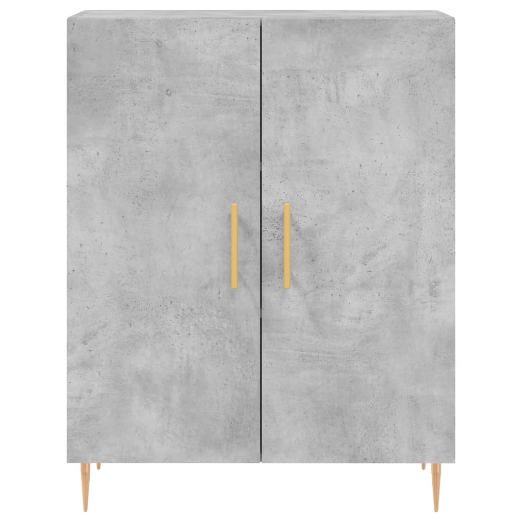 Skåp Betonggrå 69,5x34x180 cm