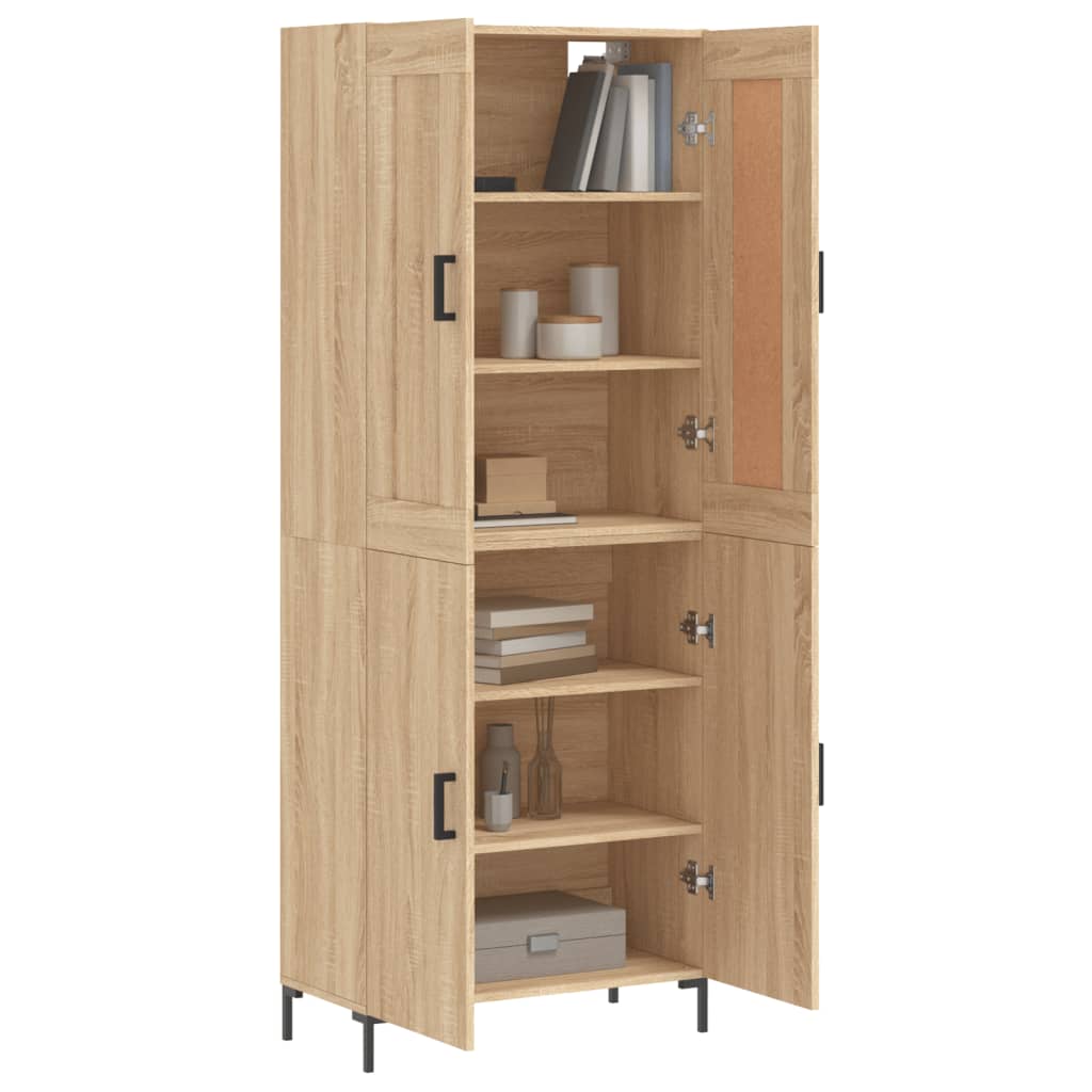 Skåp Sonoma Ek 69,5x34x180 cm
