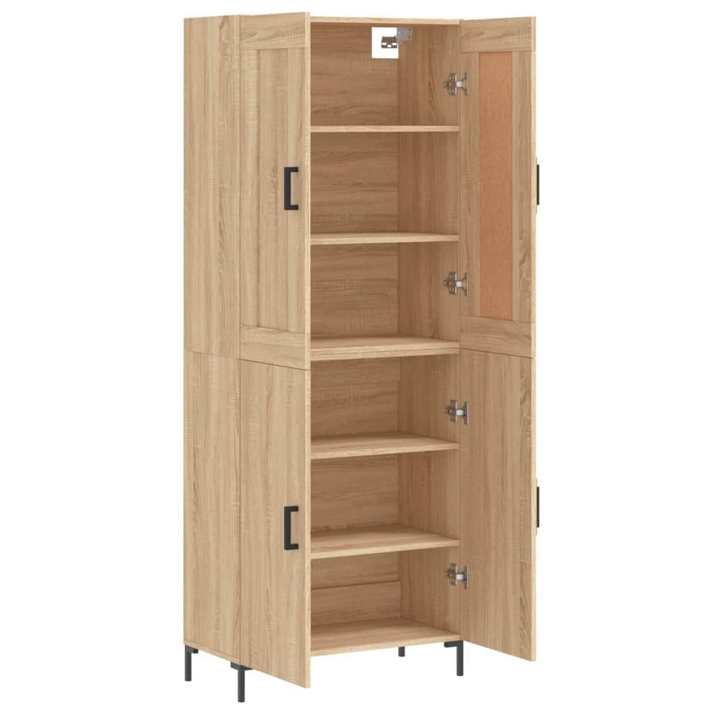 Skåp Sonoma Ek 69,5x34x180 cm