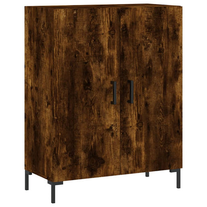 Skåp Rökfärgad Ek 69,5x34x180 cm