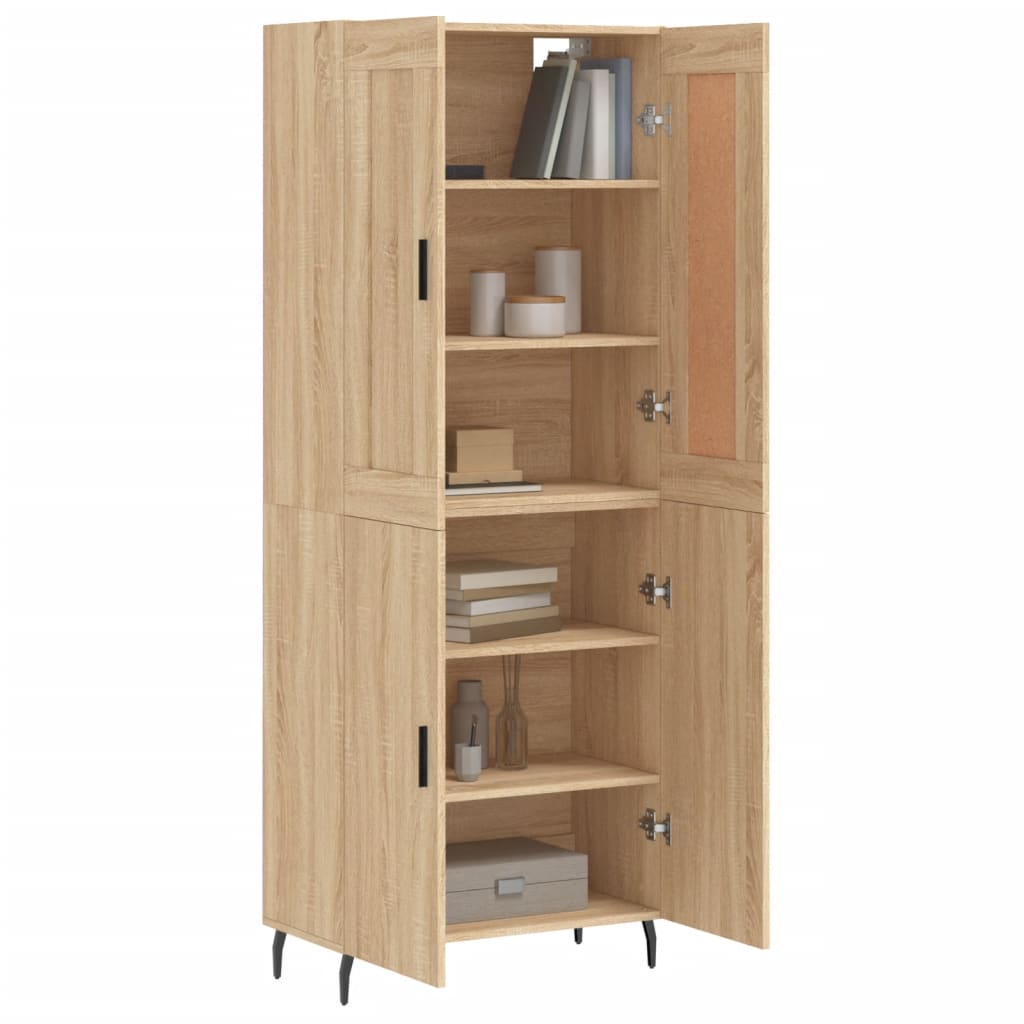 Skåp Sonoma Ek 69,5x34x180 cm