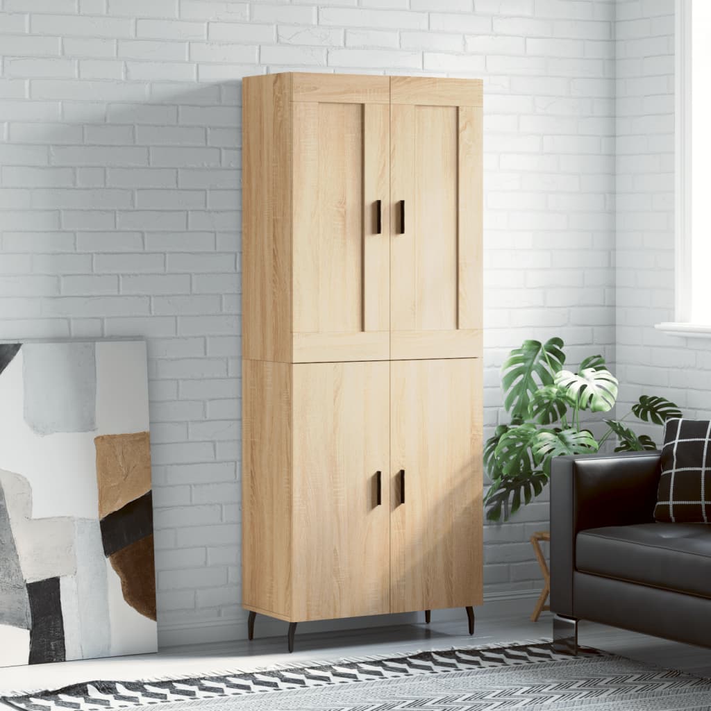 Skåp Sonoma Ek 69,5x34x180 cm