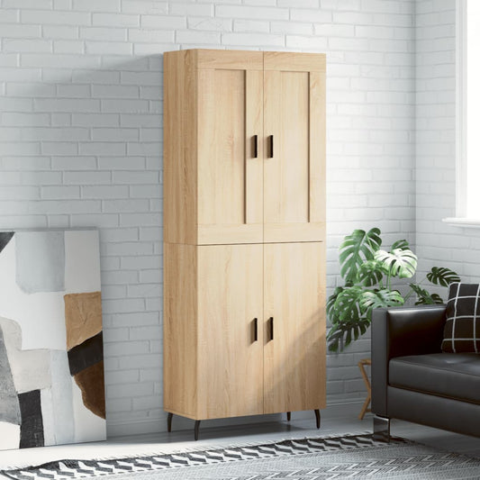 Skåp Sonoma Ek 69,5x34x180 cm