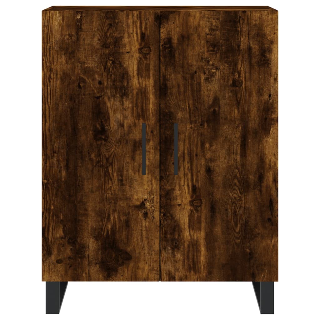 Skåp Rökfärgad Ek 69,5x34x180 cm