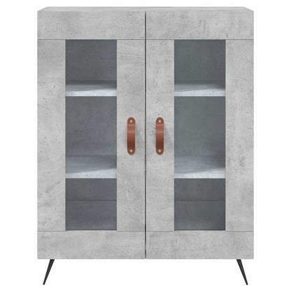 Skåp Betonggrå 69,5x34x180 cm