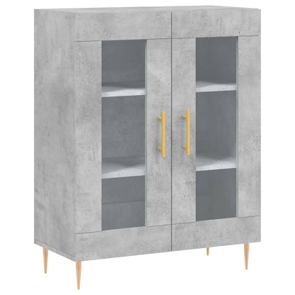 Skåp Betonggrå 69,5x34x180 cm