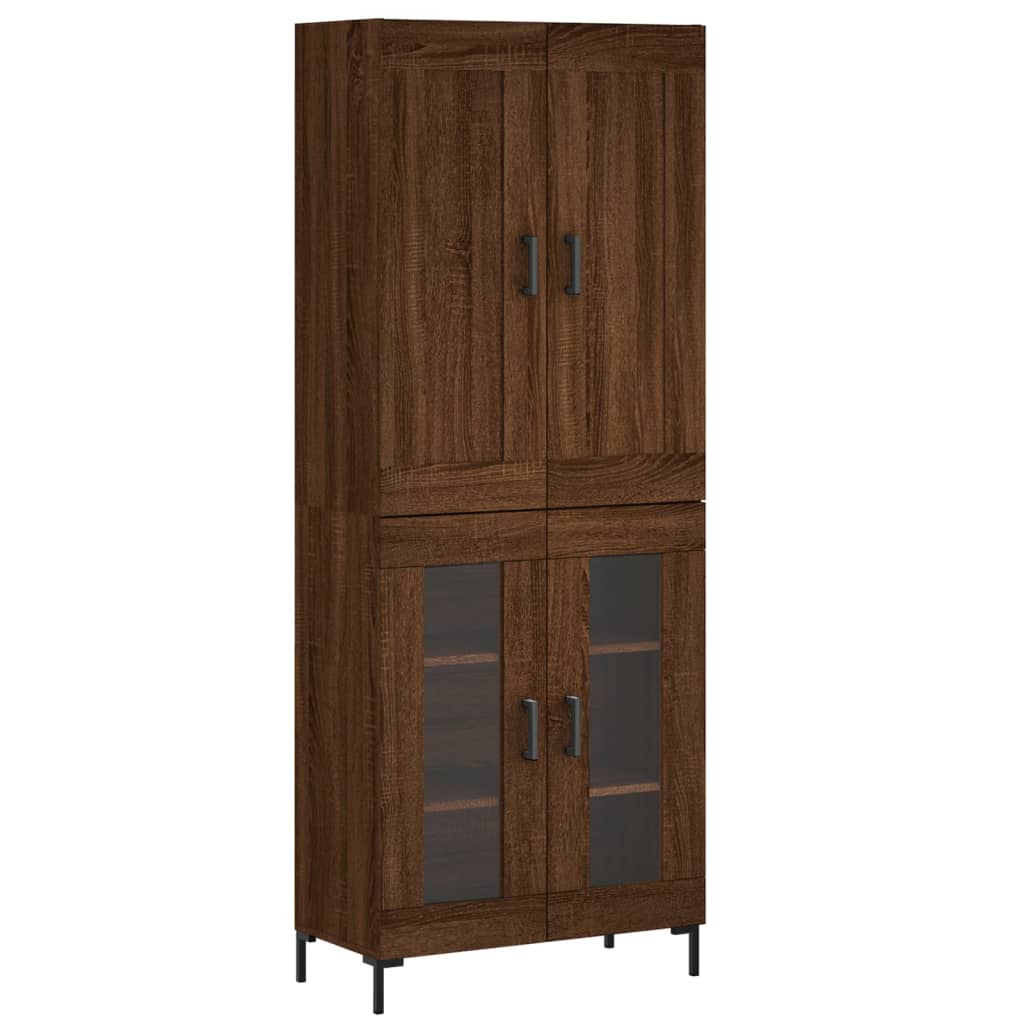 Skåp Brun Ek 69,5x34x180 cm