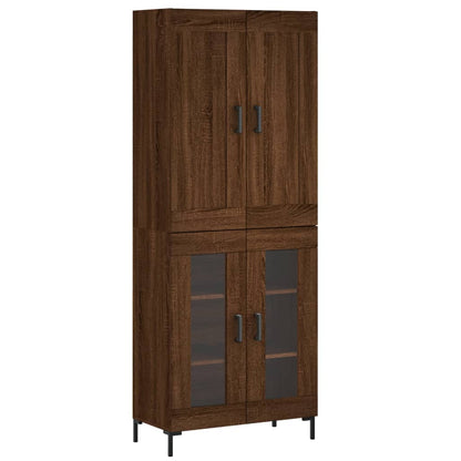 Skåp Brun Ek 69,5x34x180 cm