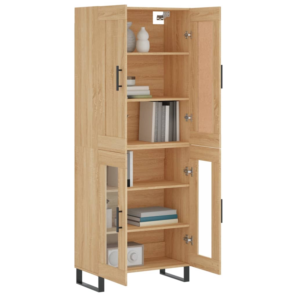 Skåp Sonoma Ek 69,5x34x180 cm