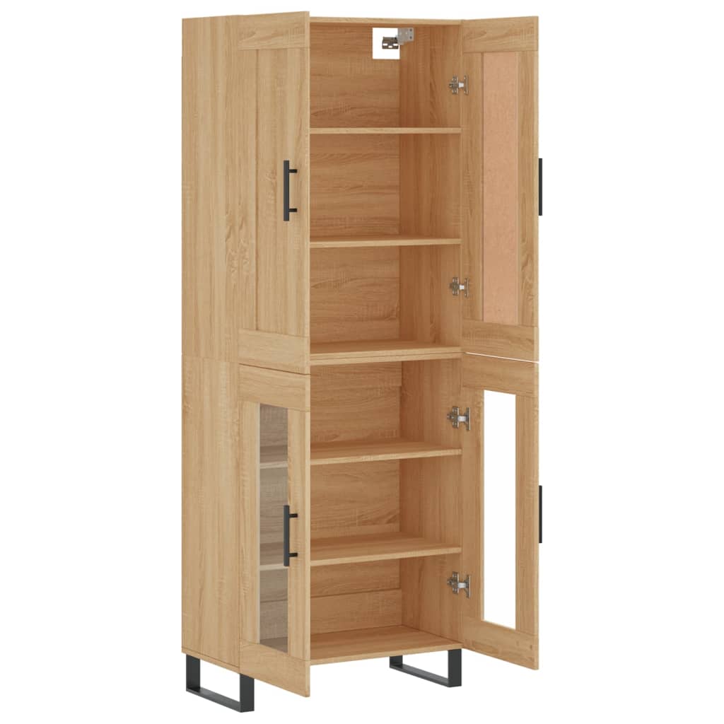 Skåp Sonoma Ek 69,5x34x180 cm