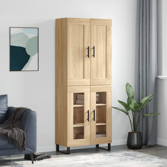 Skåp Sonoma Ek 69,5x34x180 cm