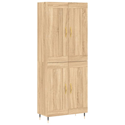 Skåp Sonoma Ek 69,5x34x180 cm