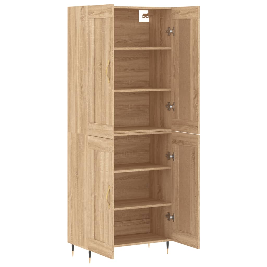 Skåp Sonoma Ek 69,5x34x180 cm
