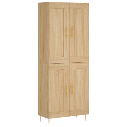 Skåp Sonoma Ek 69,5x34x180 cm