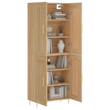Skåp Sonoma Ek 69,5x34x180 cm