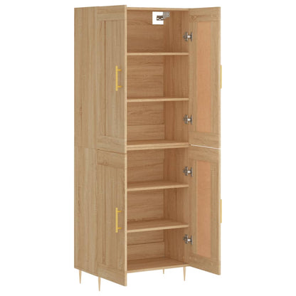 Skåp Sonoma Ek 69,5x34x180 cm