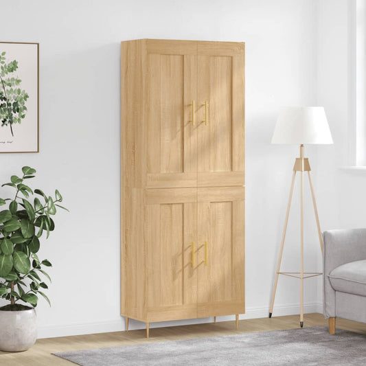 Skåp Sonoma Ek 69,5x34x180 cm