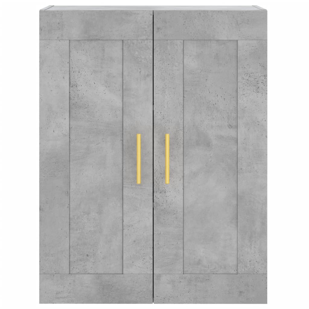 Skåp Betonggrå 69,5x34x180 cm