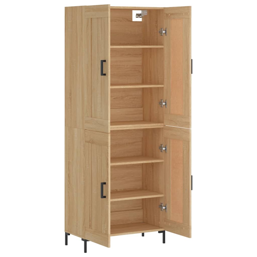 Skåp Sonoma Ek 69,5x34x180 cm