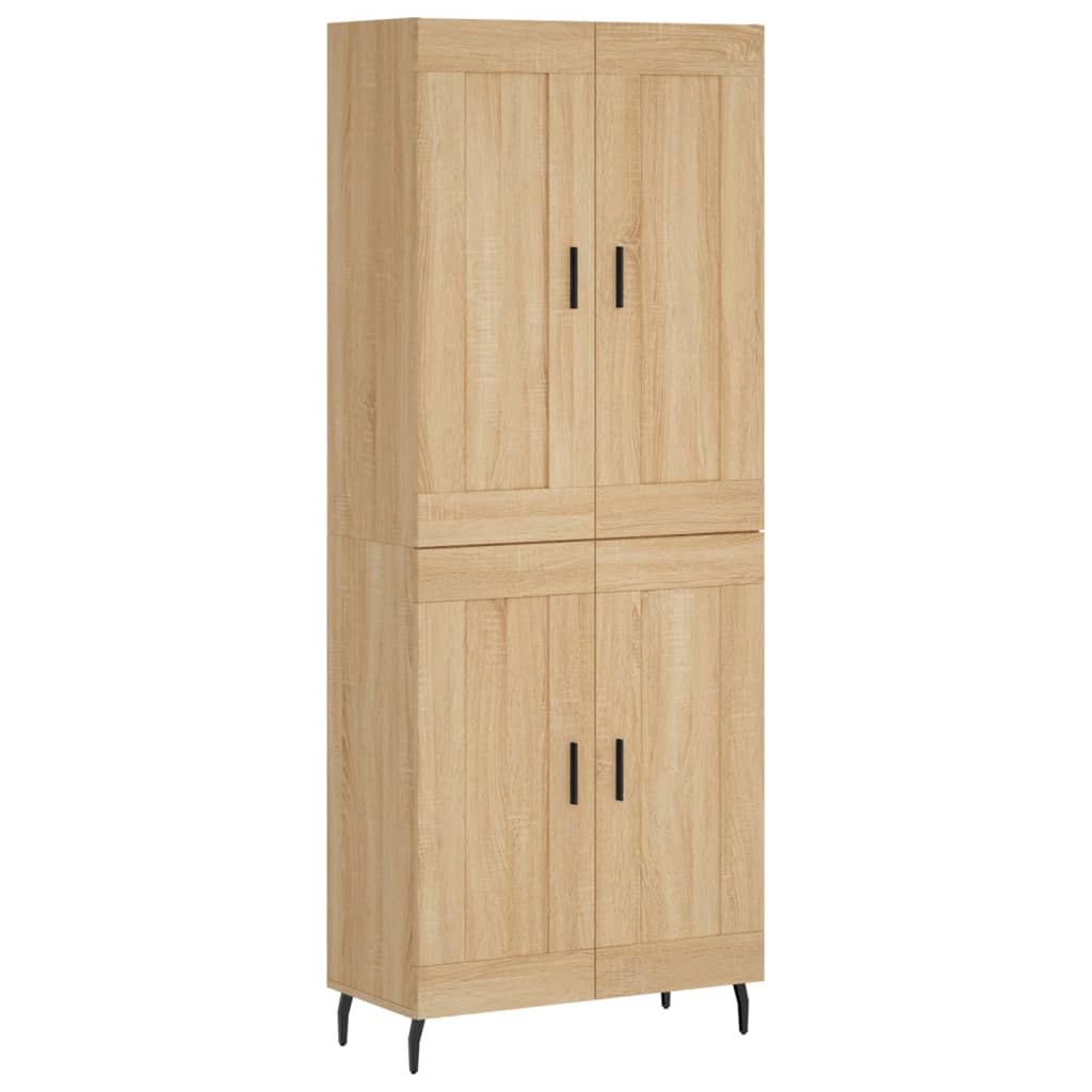 Skåp Sonoma Ek 69,5x34x180 cm