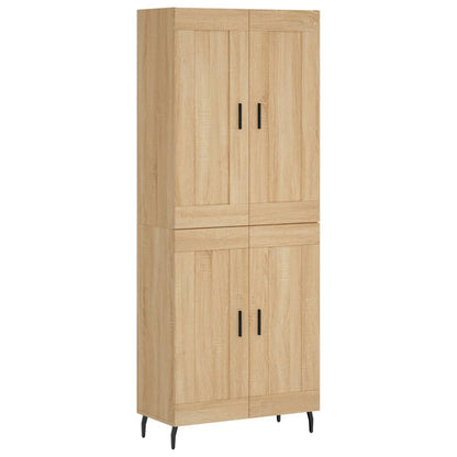 Skåp Sonoma Ek 69,5x34x180 cm